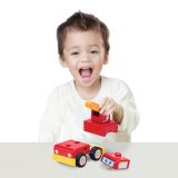 Dřevěné hračky Wonderworld Dřevěný mini hasičský vůz