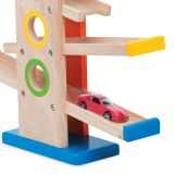 Dřevěné hračky Wonderworld Dřevěný tobogán s autíčky