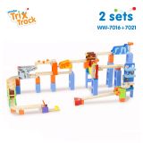 Dřevěné hračky Wonderworld Dřevěná kuličková dráha TRIX - Kouzelný most