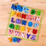 Dřevěné hračky Bigjigs Baby Abeceda velká písmena Bigjigs Toys