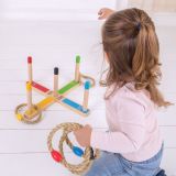Dřevěné hračky Bigjigs Toys Házení kruhů