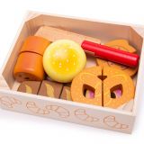 Dřevěné hračky Bigjigs Toys Krájecí pečivo v krabičce