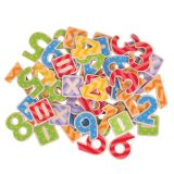 Dřevěné hračky Bigjigs Toys Magnetické barevné číslice
