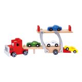 Dřevěné hračky Bino Tahač s autíčky
