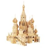 Woodcraft Dřevěné 3D puzzle kostel Petersburg