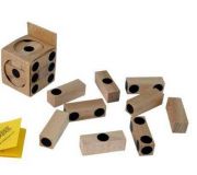 Dřevěné hračky Dřevěný hlavolam kostka Cube Česká dřevěná hračka