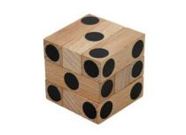 Dřevěné hračky Dřevěný hlavolam kostka Cube Česká dřevěná hračka