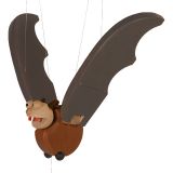 Dřevěné hračky Dřevěný netopýr na zavěšení Česká dřevěná hračka