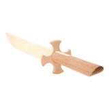 Dřevěné hračky Fauna Dřevěný Samurajský meč malý