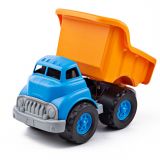 Dřevěné hračky Green Toys Nákladní auto sklápěcí modro-oranžové