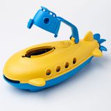Dřevěné hračky Green Toys Ponorka modrá rukojeť