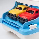 Dřevěné hračky Green Toys Trajekt modro-bílý s autíčky