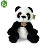 Dřevěné hračky Rappa Plyšová panda sedící 27 cm ECO-FRIENDLY