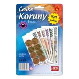 Dřevěné hračky Pexi Hrací peníze české koruny