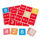Dřevěné hračky Bigjigs Toys Matematické bingo Sčítání a odčítání