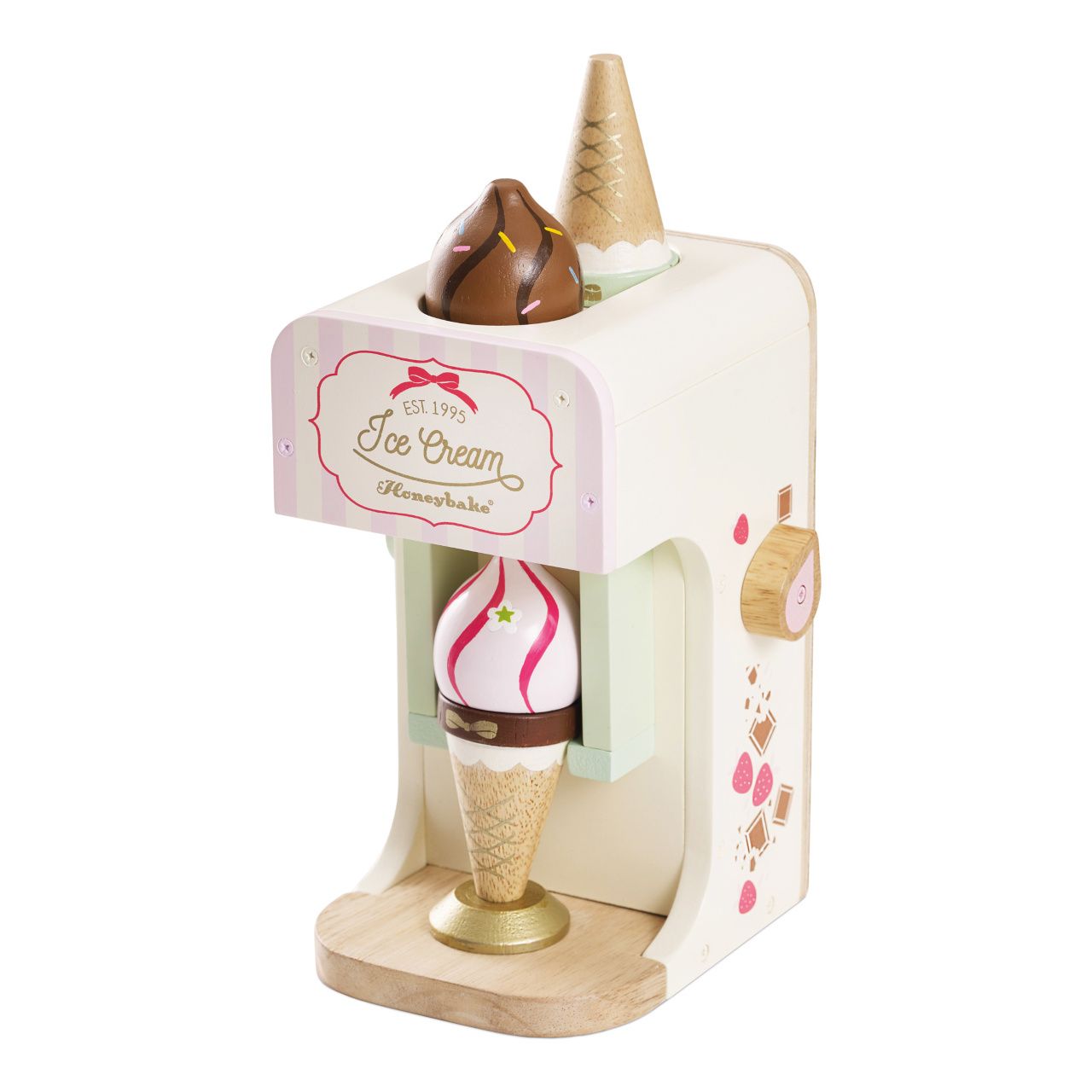 Dřevěné hračky Le Toy Van Stroj na zmrzlinu