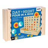 Dřevěné hračky Petit Collage Hra Čtyři v řadě noc a den