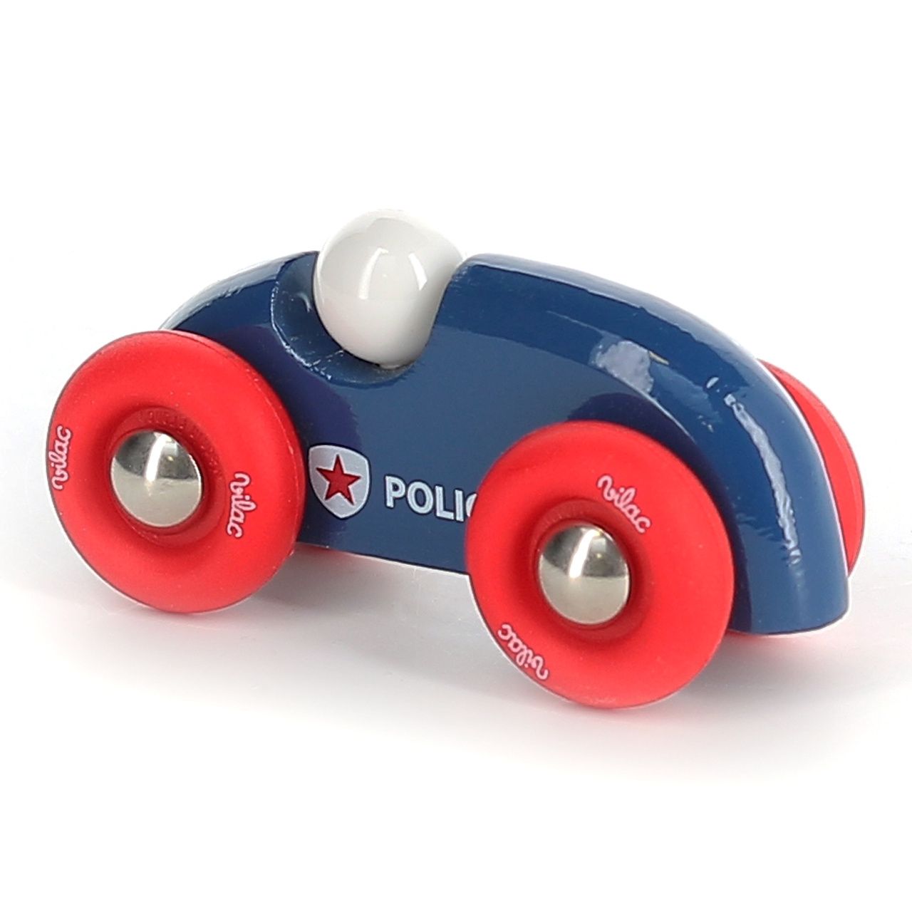Dřevěné hračky Vilac Dřevěné auto mini rallye policejní