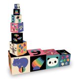 Dřevěné hračky Vilac Skládací věž z kostek Andy Westface