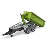 Dřevěné hračky Bruder Zelený vůz se sklápěcím kontejnerem měřítko: 1:16