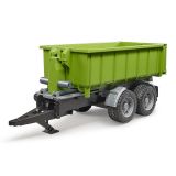Dřevěné hračky Bruder Zelený vůz se sklápěcím kontejnerem měřítko: 1:16