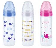 Dřevěné hračky NUK First Choice Plus New Classic láhev 250 ml růžová
