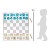 Dřevěné hračky small foot Dáma a šachy Active