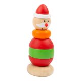 Dřevěné hračky Vánoční nasazovací figurka 1 ks Mikuláš small foot