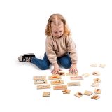Dřevěné hračky Bigjigs Toys Didaktické puzzle Zvířátka