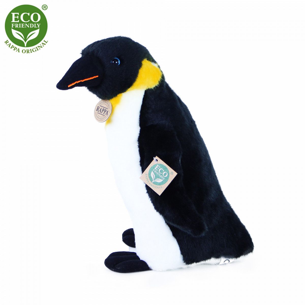 Dřevěné hračky Rappa Plyšový tučňák 30 cm ECO-FRIENDLY