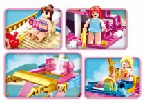 Dřevěné hračky Sluban Girls Dream M38-B0722 Luxusní jachta