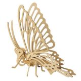 Woodcraft Dřevěné 3D puzzle motýl