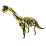 Woodcraft Dřevěné 3D puzzle Brachiosaurus barevný