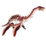 Woodcraft Dřevěné 3D puzzle Plesiosaurus v barvě