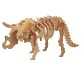 Woodcraft Dřevěné 3D puzzle Triceratops malý