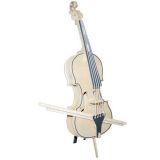 Woodcraft Dřevěné 3D puzzle cello