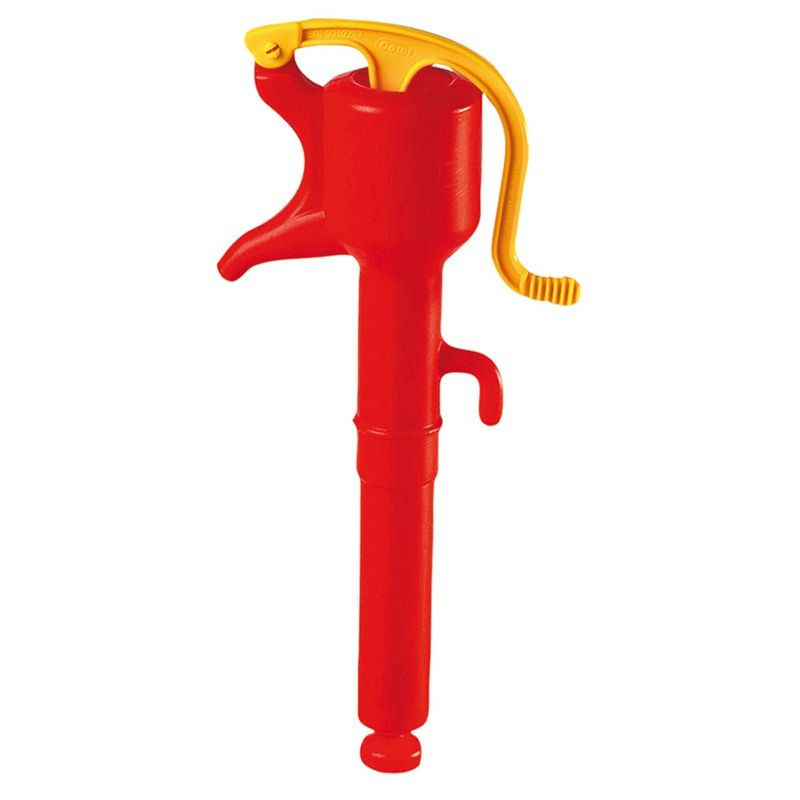 Dřevěné hračky Gowi Zábavná vodní pumpa červená