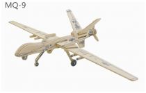 RoboTime Dřevěná skládačka americký dron MQ9