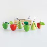 Dřevěné hračky Le Toy Van Bedýnka s jablky a hruškami