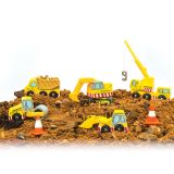 Dřevěné hračky Le Toy Van Set stavebních strojů