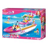 Dřevěné hračky Sluban Girls Dream M38-B0722 Luxusní jachta