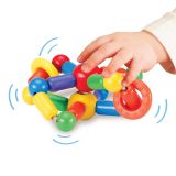 Dřevěné hračky Wonderworld Dětské dřevěné chrastítko Twister