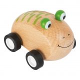 Dřevěné hračky Dřevěné zvířátkové autíčko 1ks Žabka Small foot by Legler