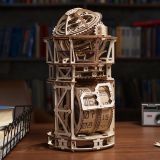 Dřevěné hračky Ugears 3D dřevěné mechanické puzzle Hodinový strojek s tourbillonem