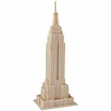 Dřevěné hračky Woodcraft Dřevěné 3D puzzle Empire State Building Woodcraft construction kit