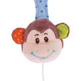 Dřevěné hračky Bigjigs Baby Klips na dudlík opička Cheeky Bigjigs Toys