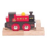 Dřevěné hračky Bigjigs Rail Dřevěná replika lokomotivy EHLR Jack