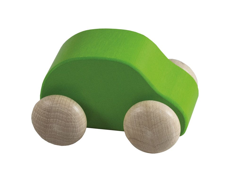 Dřevěné hračky Detoa Moje první autíčko zelené 1 ks