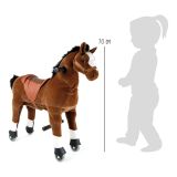 Dřevěné hračky Small Foot Pohyblivý dětský jezdecký kůň hříbě na kolečkách Small foot by Legler