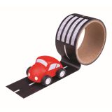 Dřevěné hračky Bigjigs Toys Lepící páska cesta s autíčkem